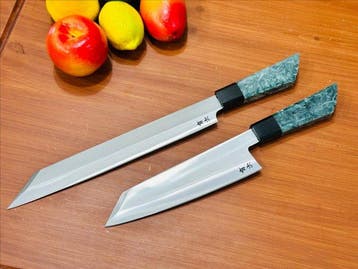 Keukenmes - Burja & Bunka - Ambachtelijk Japanse stalen