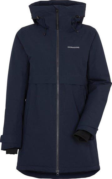 Didriksons HELLE WNS PARKA 6 Dames Outdoorjas - Dark Night B, Kleding | Dames, Jassen | Winter, Verzenden, Nieuw