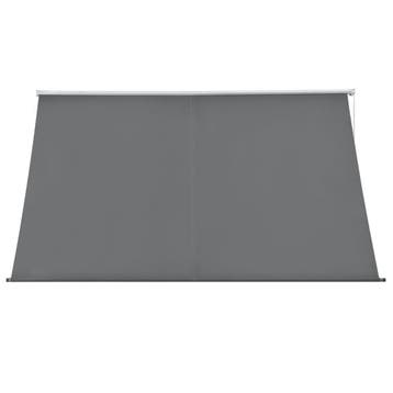 Luifel markies uitvalscherm grijs 300x120 cm, Verzenden, Nieuw