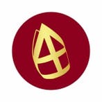 Cadeaustickers Sinterklaas Mijter Bordeaux, Ophalen of Verzenden, Nieuw, Overige typen