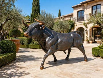 Beeld, XXL Bull 270cm - 162.5 cm - Brons - 2026