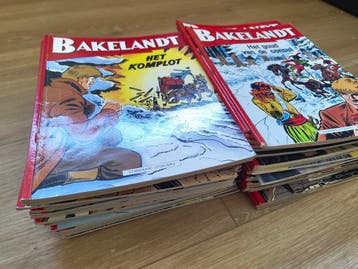 Bakelandt strips -  Bakelandt stripboeken veel albums, Complete serie of reeks, Verzenden, Gelezen, Hec Leemans