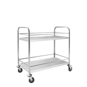 GGM Gastro | Serveerwagen - 845x525mm - met 2 bladen & |, Verzenden
