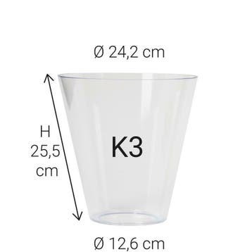 Lampenkappen, buitenlantaarns en buitenlampen, glas, kunstof, Minder dan 80 cm, Minder dan 80 cm, Overige typen, Nieuw