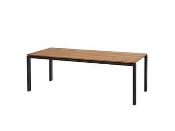 4SeasonsOutdoor goa tuintafel frame met robusto teak blad, Tuin en Terras, Tuintafels, Nieuw, Rechthoekig, Hout