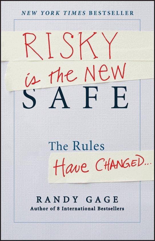 Risky Is The New Safe - Randy Gage 9781118481479, Boeken, Taal | Engels, Gelezen, Verzenden