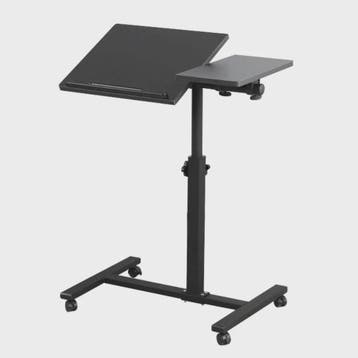 Verstelbare Laptoptafel op Wielen - Inklapbaar & Mobiel Sta-, Verzenden, Nieuw