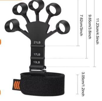 Handgreepversterker Vingertrainer 6 Niveaus Grip, Sport en Fitness, Verzenden, Nieuw