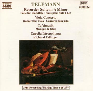 cd - Telemann - Capella Istropolitana, Richard Edlinger â.., Verzenden, Zo goed als nieuw