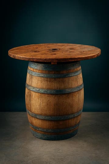 Diverse statafels - bartafels van eiken wijn- en whiskyvaten, Met kraantje, 150 liter of meer, Nieuw, Ophalen of Verzenden