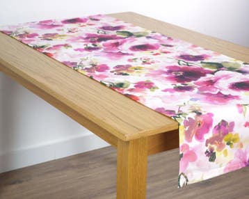 Tafelloper bloemen- tafelkleed - lopertje - loper - kleedje, Verzenden, Nieuw, Rechthoek