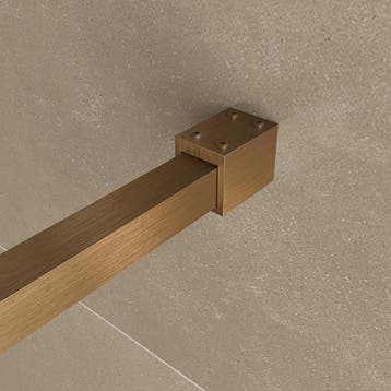 Wiesbaden Square Inloopdouche - 900x2000x8mm - Nano - Helder, Ophalen of Verzenden, Nieuw, Glas