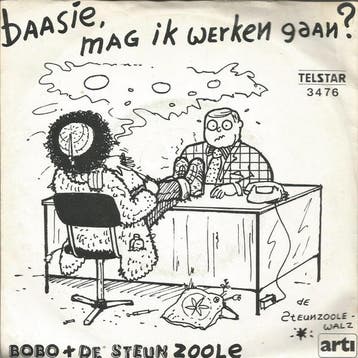 vinyl single 7 inch - Bobo + De Steun Zoole - Baasie, Mag..., Verzenden, Zo goed als nieuw, 7 inch, Nederlandstalig