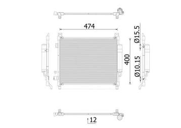 Airco condensor o.a: Nissan, Note (E12), Auto-onderdelen, Ophalen of Verzenden, Nieuw, Nissan
