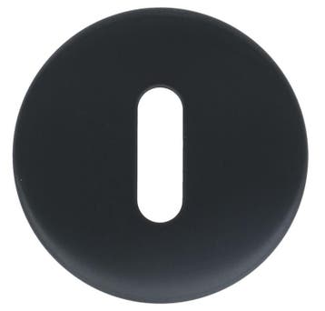 Sleutelplaatje Rond PVD gunmetal, Verzenden, Nieuw