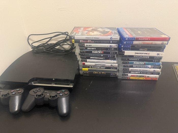 Sony - Playstation 3 (PS3) - Videogameconsole + games -, Spelcomputers en Games, Spelcomputers | Overige Accessoires