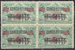 Belgisch-Congo 1921 - Opdruk 5c op 40c met opdruk  Congo, Postzegels en Munten, Postzegels | Europa | België, Gestempeld