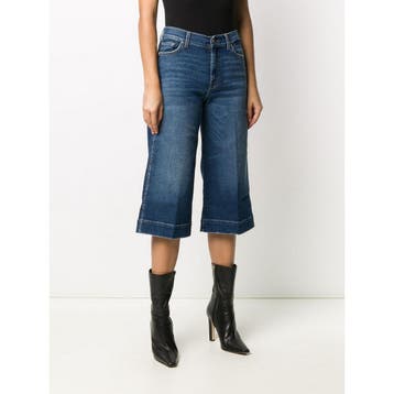7 for all Mankind • blauwe culotte jeans • 26, 7 for all mankind, Verzenden, Nieuw, Blauw