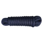 Luxe polyester/pp landvast - 14mm 15 meter navy, Ophalen of Verzenden, Nieuw, Lijn of Blok