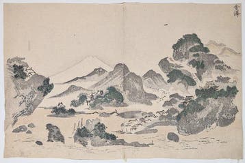 Kanazawa — Kuwagata Keisai (Kitao Masayoshi), Sansui