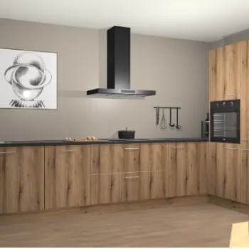 Goud Eiken keuken Khao Lak 73152, Verzenden, Nieuw