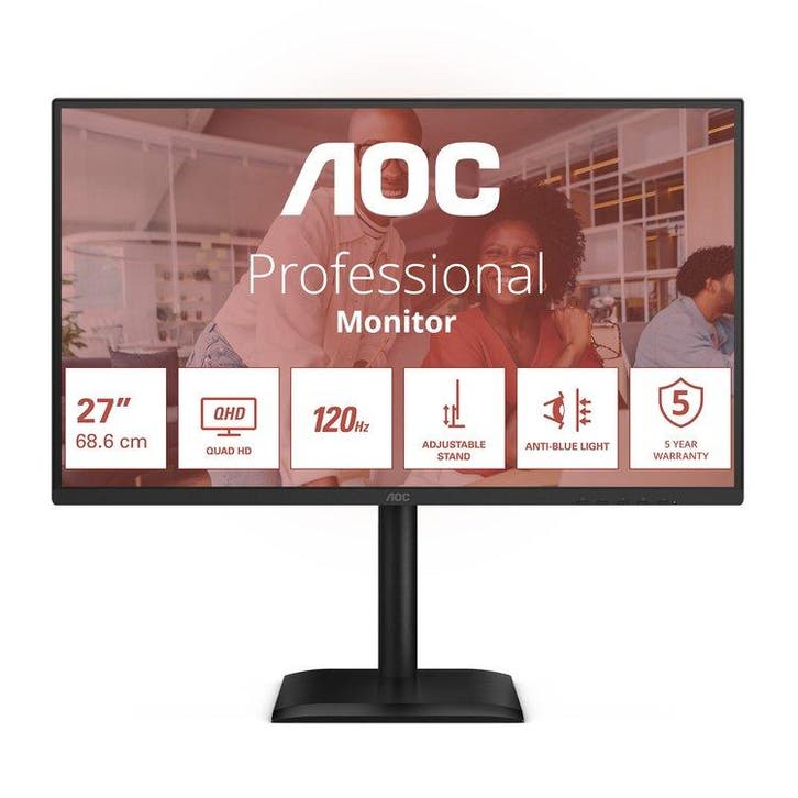 AOC Q27E4CV 27 16:9 IPS 120Hz 2560x1440 HA, Computers en Software, Monitoren, Verzenden