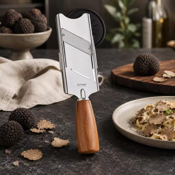 Triangle Duurzame Truffelschaaf – 24,5 cm – RVS met Prui, Huis en Inrichting, Ophalen of Verzenden, Nieuw