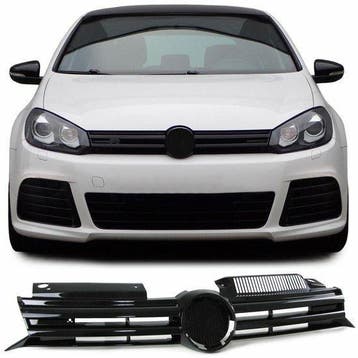 Glans Zwart Gril Volkswagen Golf 6 RL176, Auto-onderdelen, Carrosserie en Plaatwerk, Nieuw, Voor, Volkswagen