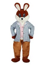 Mascotte Paashaas Deluxe Heer Gekleed, Verzenden, Nieuw