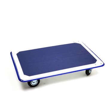 Meubelhond, staal, laadvermogen 300 kg  -  Wit & Blauw  -, Verzenden
