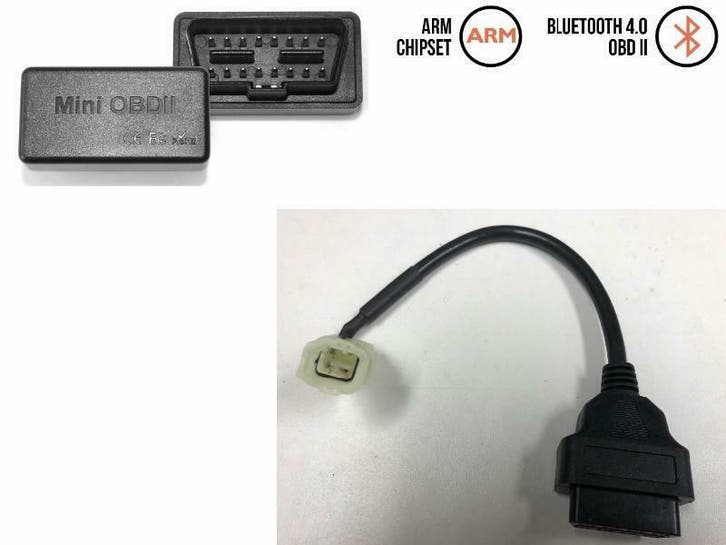 Kawasaki (4 pin) uitlees set, diagnose scanner plus kabel  N, Motoren, Accessoires | Onderhoudsmiddelen, Ophalen of Verzenden