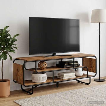 vidaXL TV-standaard 140 x 36 x 45 cm Oud hout Bewerkt hout, Huis en Inrichting, Minder dan 50 cm, Verzenden, Nieuw, Minder dan 100 cm