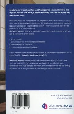 Plotseling manager / Volkskrant banen 9789027495419, Verzenden, Zo goed als nieuw, G. Topchick
