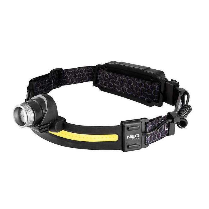 LED hoofdlamp - Oplaadbaar - 400 Lumen, Caravans en Kamperen, Zaklampen, Ophalen of Verzenden