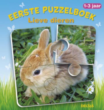 Eerste puzzelboek - Lieve dieren (1-3 j.) - ZNU, Verzenden, Zo goed als nieuw, ZNU