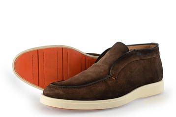 Santoni Instappers in maat 43 Bruin, Bruin, Verzenden, Overige typen, Zo goed als nieuw