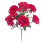 Anjerboeketje Kerstboeket Rood met gips Zijdenbloem per stuk, Ophalen of Verzenden, Nieuw