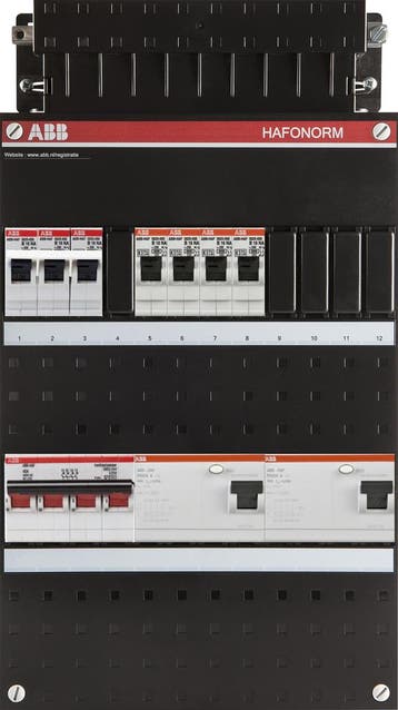 Groepenkast ABB Hafonorm | 5 Groepen 4 x Lichtgroepen 1 x, Ophalen of Verzenden, Nieuw, Groepenkast