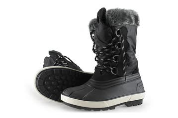 Nelson Snowboots in maat 38 Zwart, Kleding | Dames, Schoenen, Verzenden, Zwart, Snowboots, Zo goed als nieuw