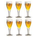 Brugze Zot bierglazen - 33cl - 6 stuks, Nieuw