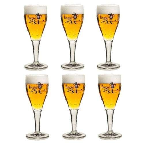 Brugze Zot bierglazen - 33cl - 6 stuks, Verzamelen, Biermerken