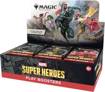 Magic The Gathering - Marvel Super Heroes Play Boosterbox |, Hobby en Vrije tijd, Verzamelkaartspellen | Magic the Gathering, Verzenden