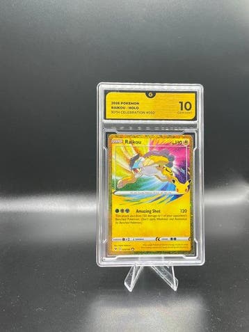 Pokémon - 1 Graded card - Raikou 050 30TH Anniversary - GG, Nieuw