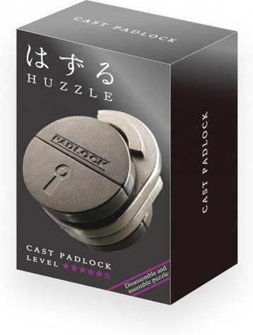 Huzzle Cast Puzzle - Padlock (level 5) | Huzzle - Puzzels, Hobby en Vrije tijd, Denksport en Puzzels, Verzenden, Nieuw