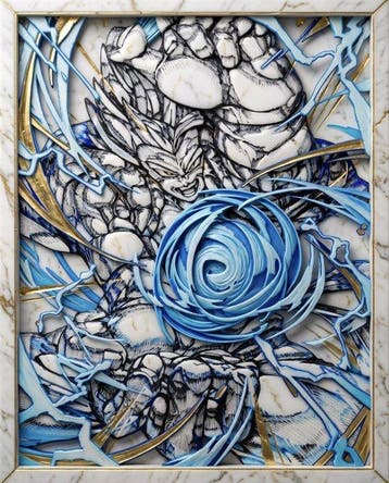 Makayhos - [Canvas] Gogeta Blue - Celestial Energy Blast, Nieuw