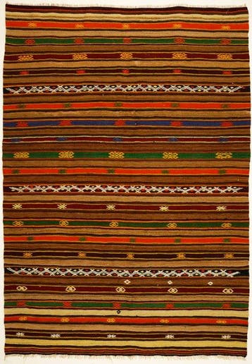 Usak - Kelim - 251 cm - 177 cm - Vintage Turkse Oushak, Nieuw