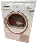 Bosch WTE84105 GLAS - Condensdroger - 7 kg - Energieklasse B, Ophalen of Verzenden, Zo goed als nieuw, Voorlader, 85 tot 90 cm
