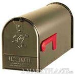 Amerikaanse Brievenbus / US Mailbox in zwart brons wit groen, Tuin en Terras, Nieuw