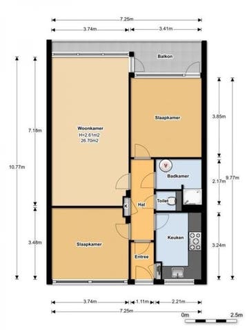 Te Huur 3 Kamer Appartement Vaartweg In Hilversum, Direct bij eigenaar, Noord-Holland, Hilversum, Appartement