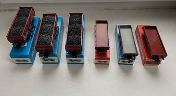 Märklin H0 - 4503, 4604 - Model treinwagon (6) - Zes Märklin, Nieuw